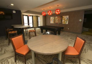 Apartment building community room