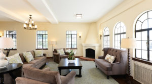 Linda Vista apartment building interior community room