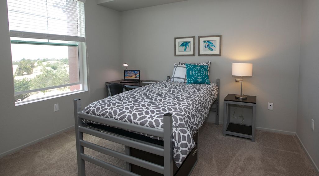 The Promontory apartment bedroom
