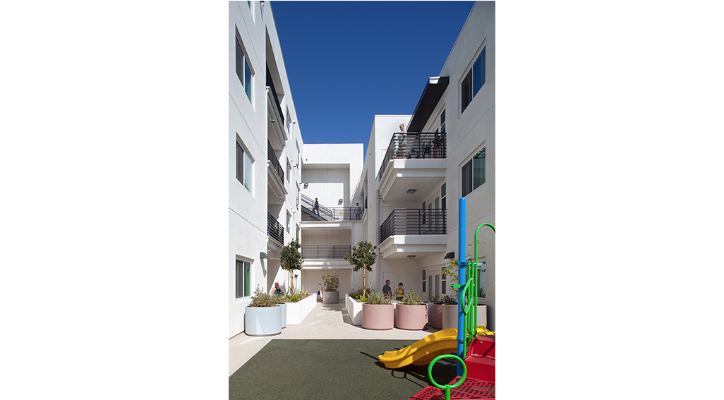 Argyle Apartments courtyard