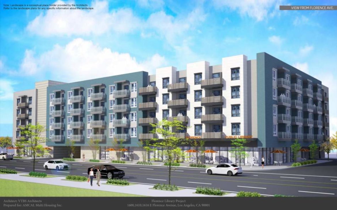 Artist's rendering of Florence Apartments