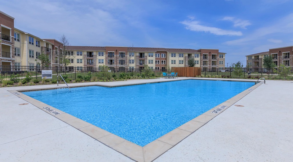 Harmon apartments pool view