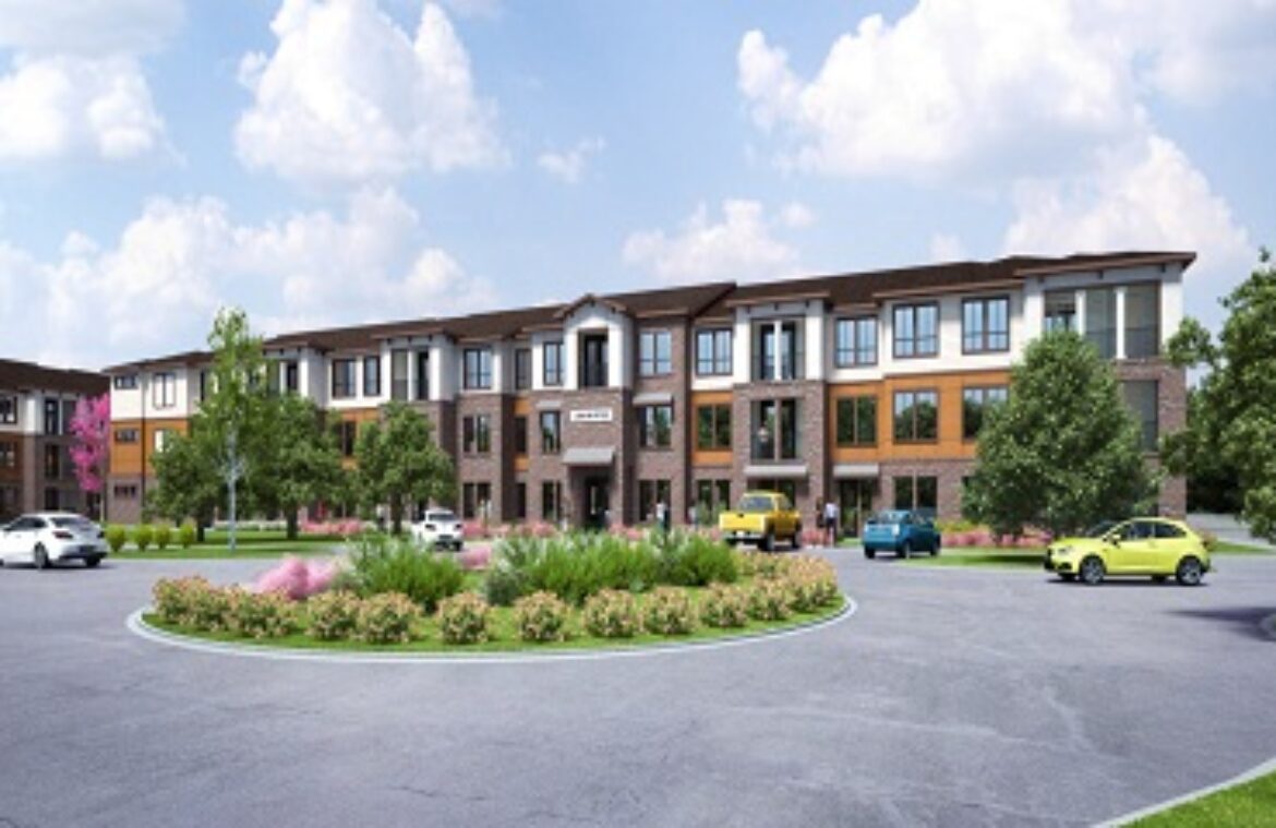 Artist's rendering of Richcrest Apartments