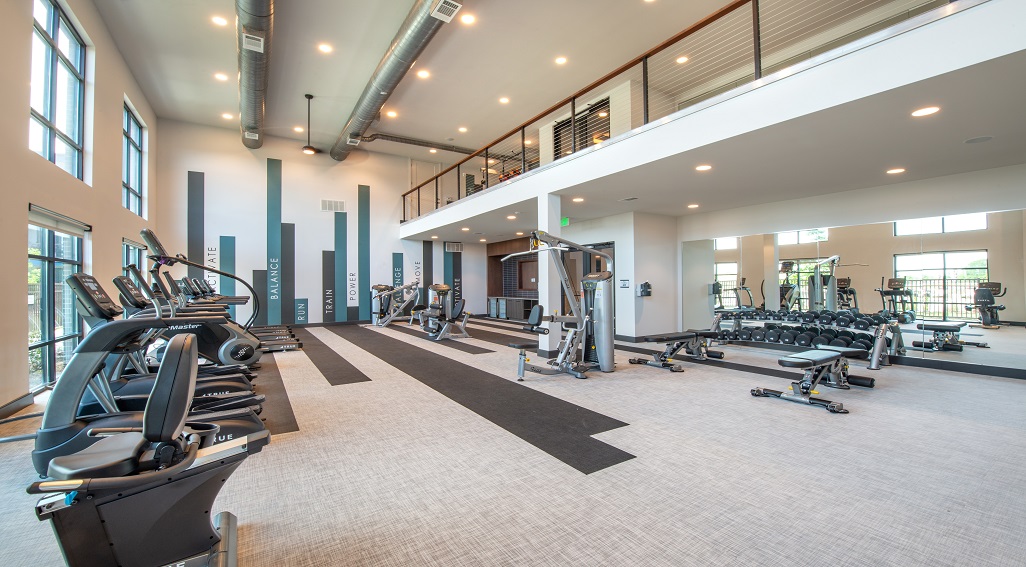The Holston apartments fitness center