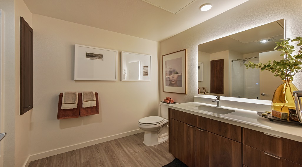 Bathroom at Bayview Apartments
