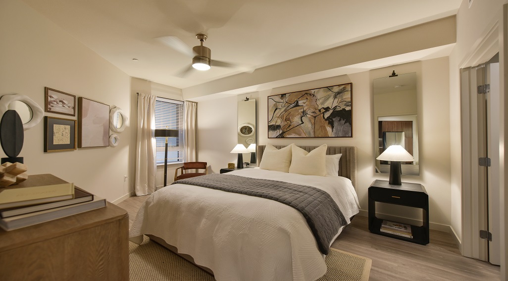 Bedroom at Bayview Apartments